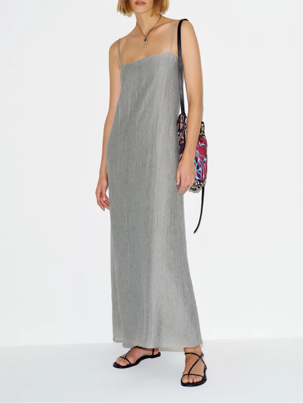 Reformation Glenna Pewter Dress